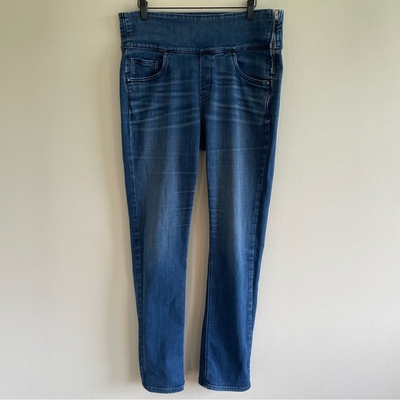 Spanx Women's The Signature Straight Leg Stretch High Rise Jean Size 32 - Picture 1 of 11